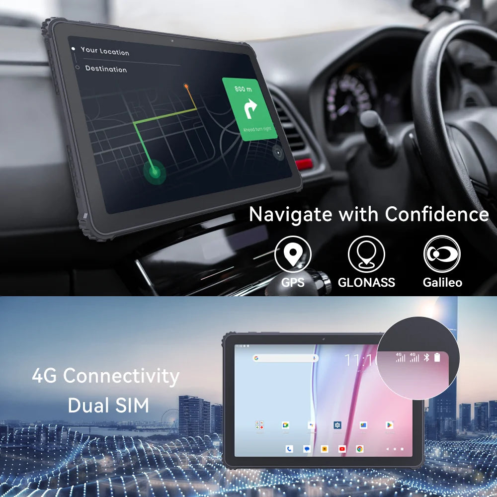 Cubot TAB KingKong | Tablet Resistente 4G 10.1" 16GB+256GB 10600mAh | IP68 Android 13