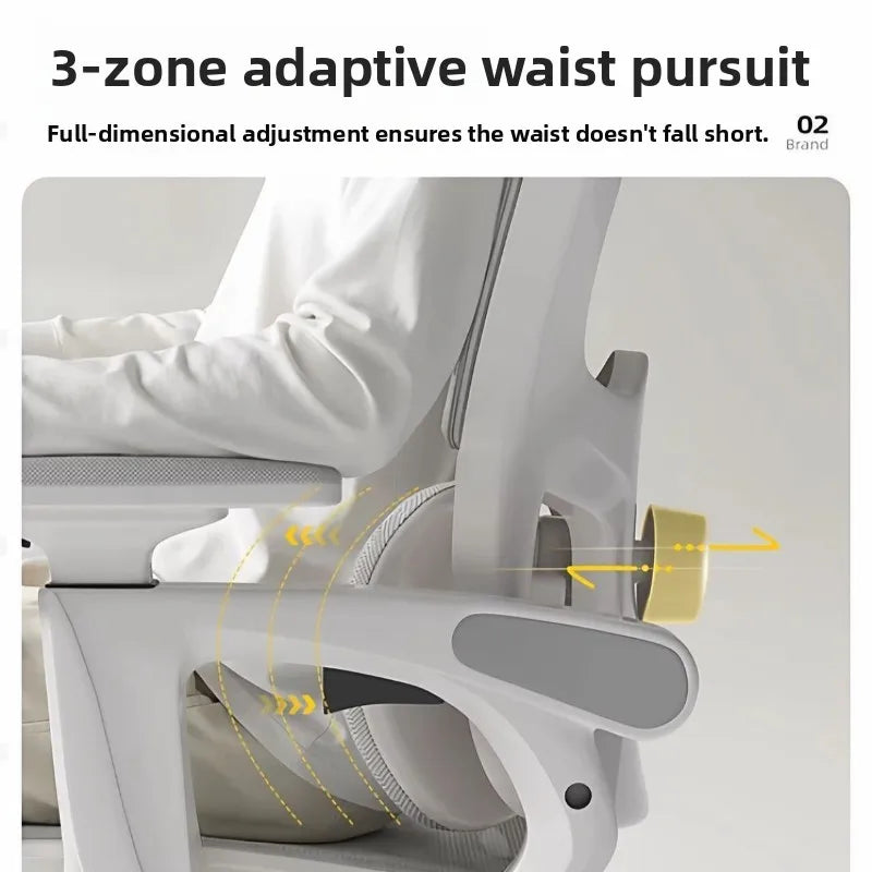 Ergonomic Mesh Office Chair | 6D Armrests | 135° Recline