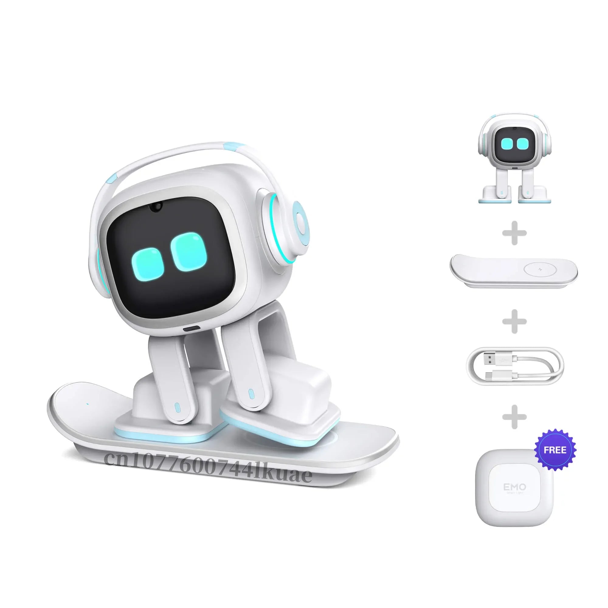 EMO Robot — AI Emotional Companion with Voice, Touch & Self-Learning | Premium Desktop Robot