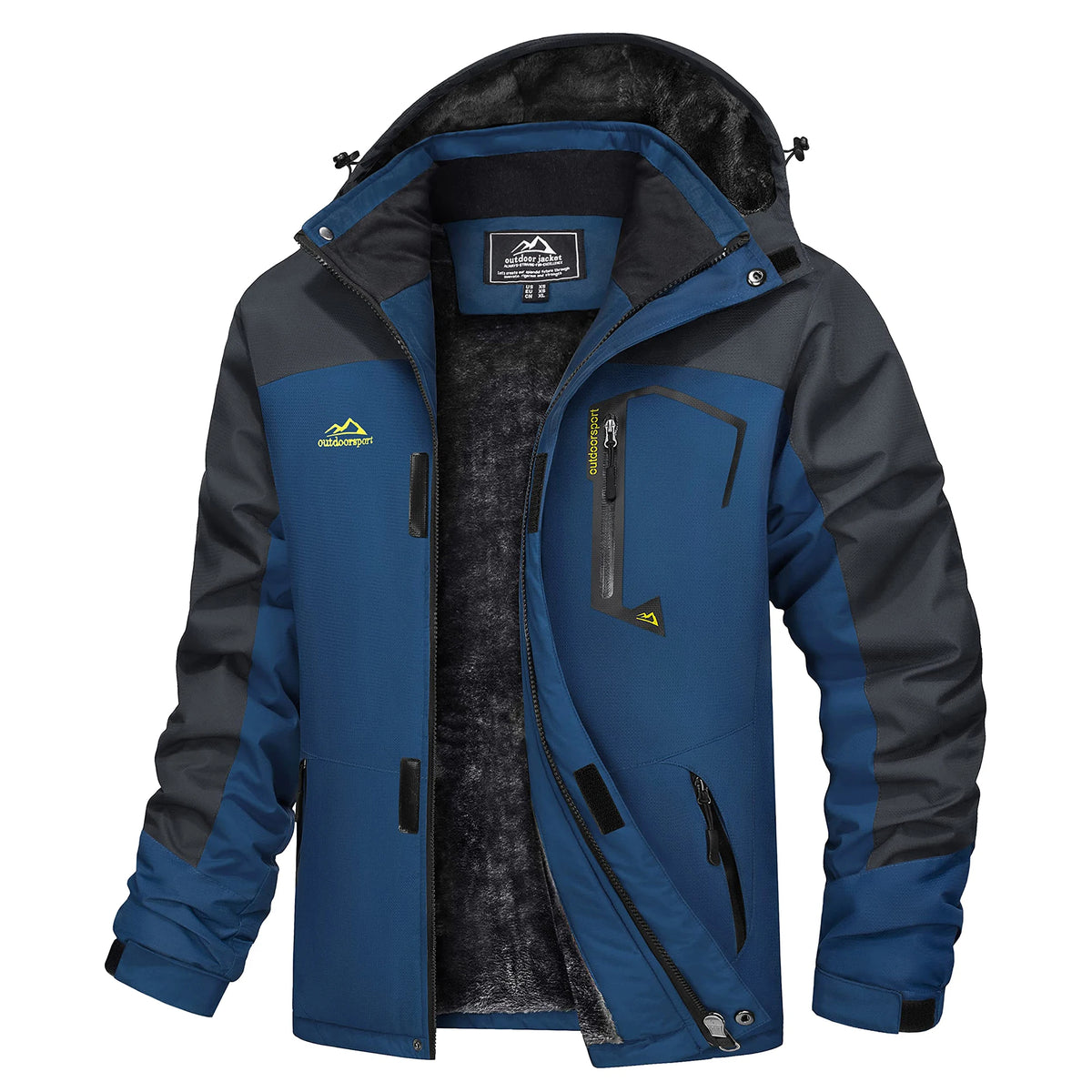 MAGCOMSEN Men's Winter Jacket | Fleece Lined | Ski & Hiking