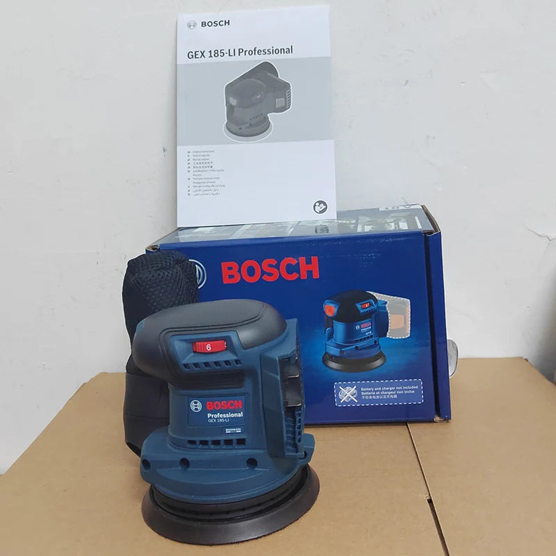 Bosch GEX 185-LI | 18V Brushless Random-Orbit Sander | Bare Tool