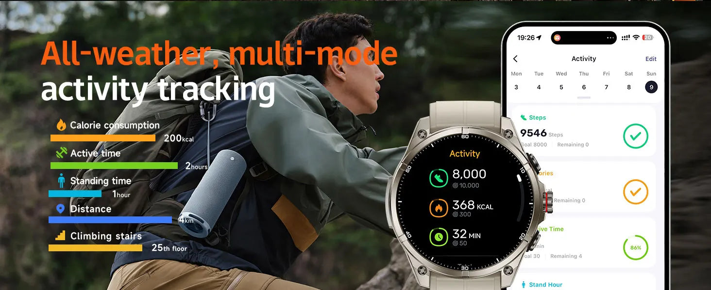 Smartwatch DAORKOW FT66 2026 | AMOLED 1.43" 466×466 | GPS | IP69 | Bluetooth 5.3 | 100+ Sport Modes | Android & iOS | Reloj Inteligente DAORKOW FT66 | AMOLED 1.43" | GPS | IP69 | Bluetooth 5.3 | 100+ Deportes