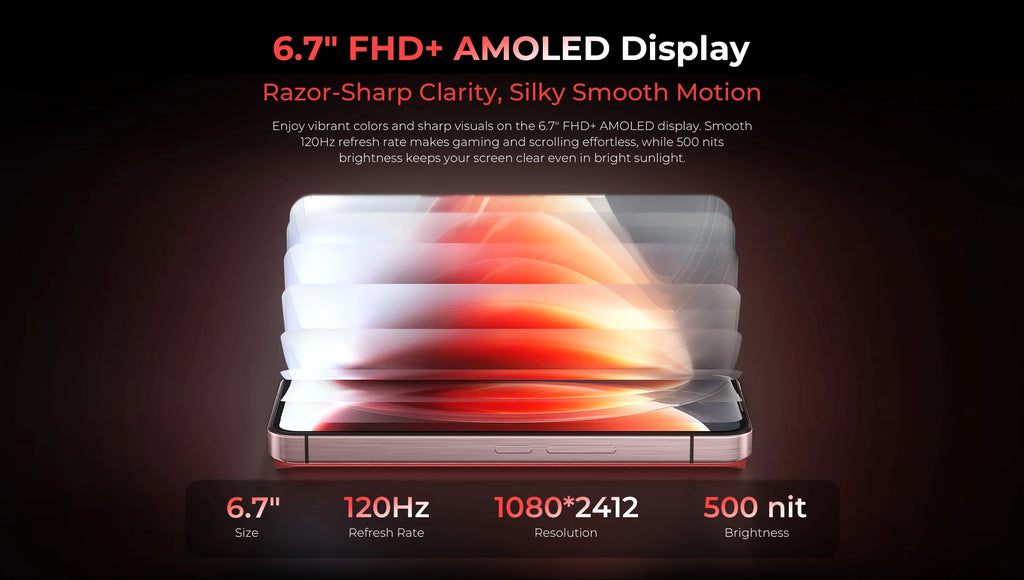 OUKITEL WP210 | Rugged Smartphone 5G 8800mAh 108MP 120Hz | Android 15 NFC 45W