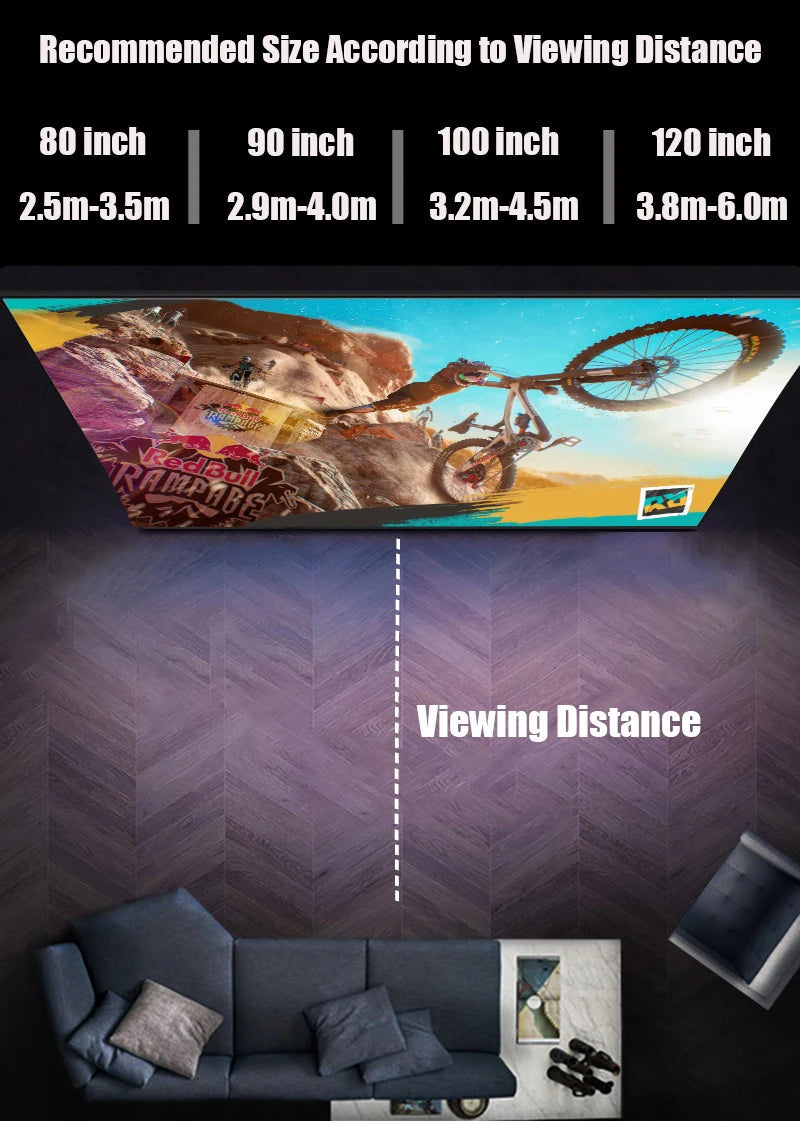 Yovanxer Dragon Series Fresnel 5.0 Pro | Pantalla ALR UST 60-120" | Gain 2.8 | 98% ALR | altson.shop