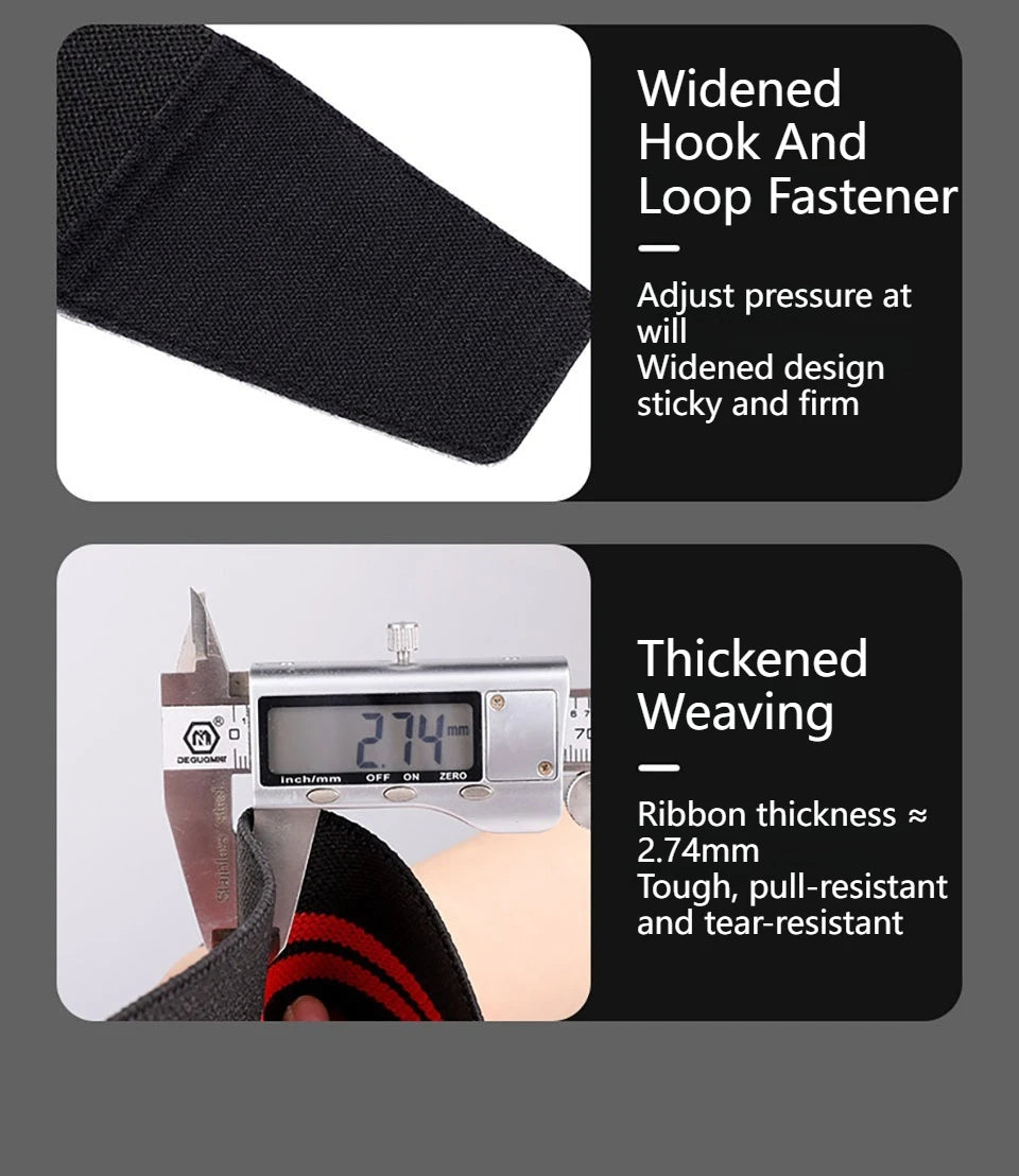 Dayselect Knee Wrap | Adjustable 200 × 8 cm Strap | 1 Piece