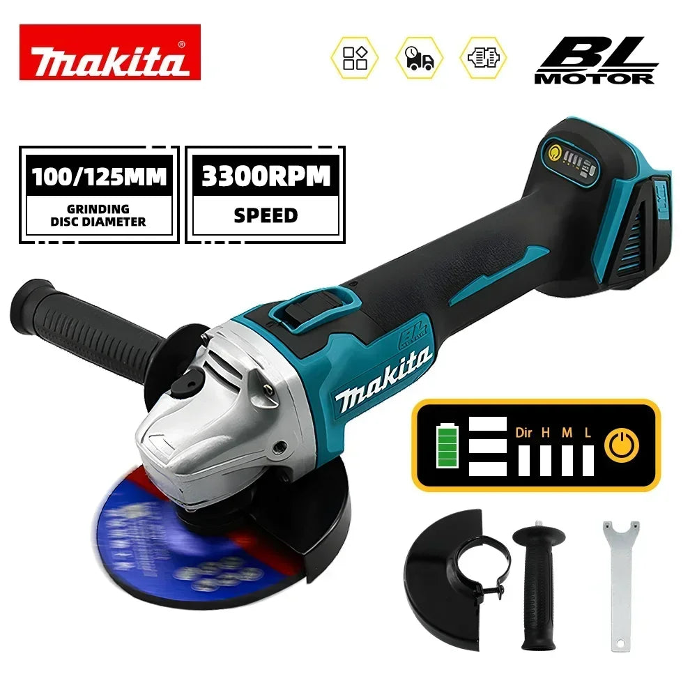 Makita DGA404 | 18V Brushless Angle Grinder | 100/125mm