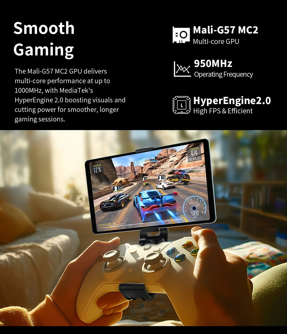 Tablet Teclast T50 Mini 8.7" | Android 15 | 20GB RAM + 128GB | 4G LTE | 120Hz | G99 Octa-Core | GPS | Con Funda