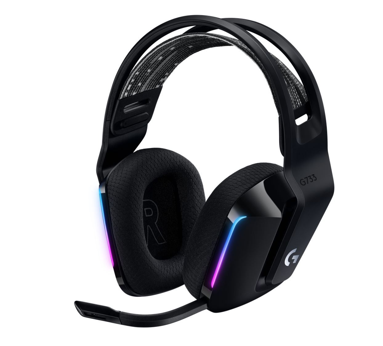 Audífonos Gaming Inalámbricos Logitech G733 Lightspeed Negro RGB