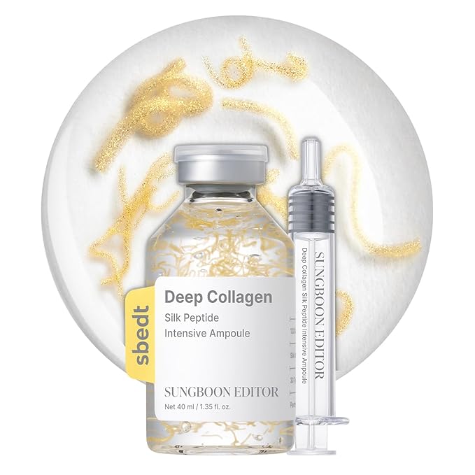 SUNGBOON EDITOR Glow Ampolla | 30 Péptidos, Colágeno Múltiple y Oro 18K