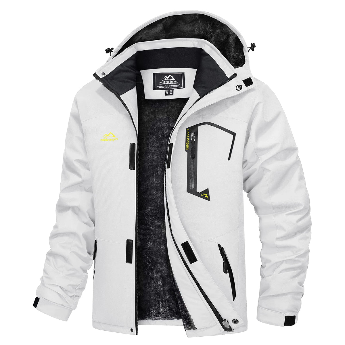 MAGCOMSEN Men's Winter Jacket | Fleece Lined | Ski & Hiking