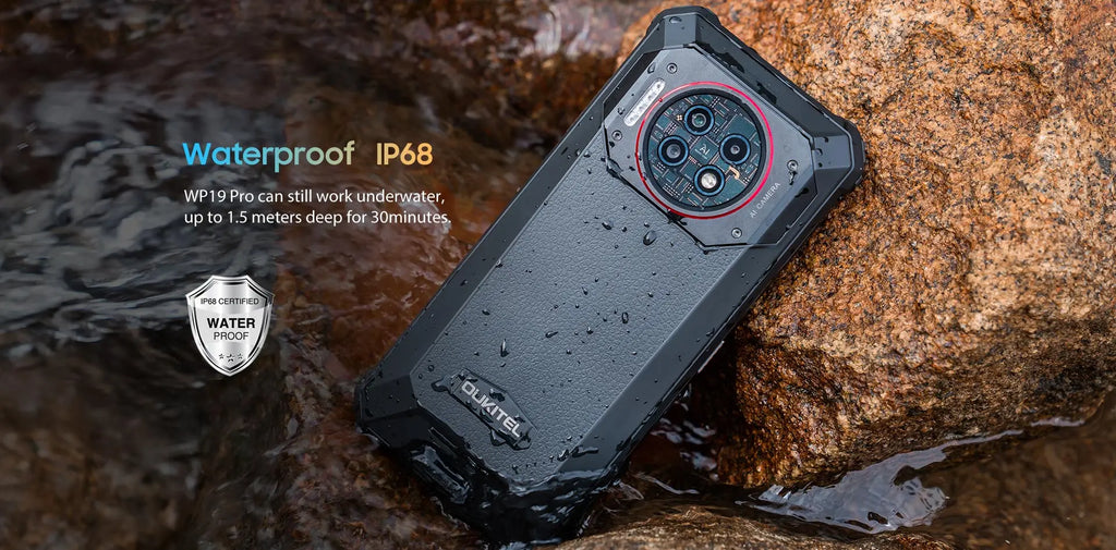 OUKITEL WP19 Pro | Rugged Phone 4G 22000mAh 64MP 120Hz | Helio G99 NFC Android 13