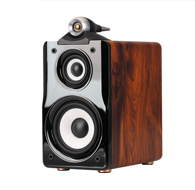 Altavoces Pasivos HiFi de Estantería 5.5" | 100W | 3 Vías | Caja de Madera | Par | 5.5" HiFi Passive Bookshelf Speakers 100W 3-Way Wooden Cabinet Pair