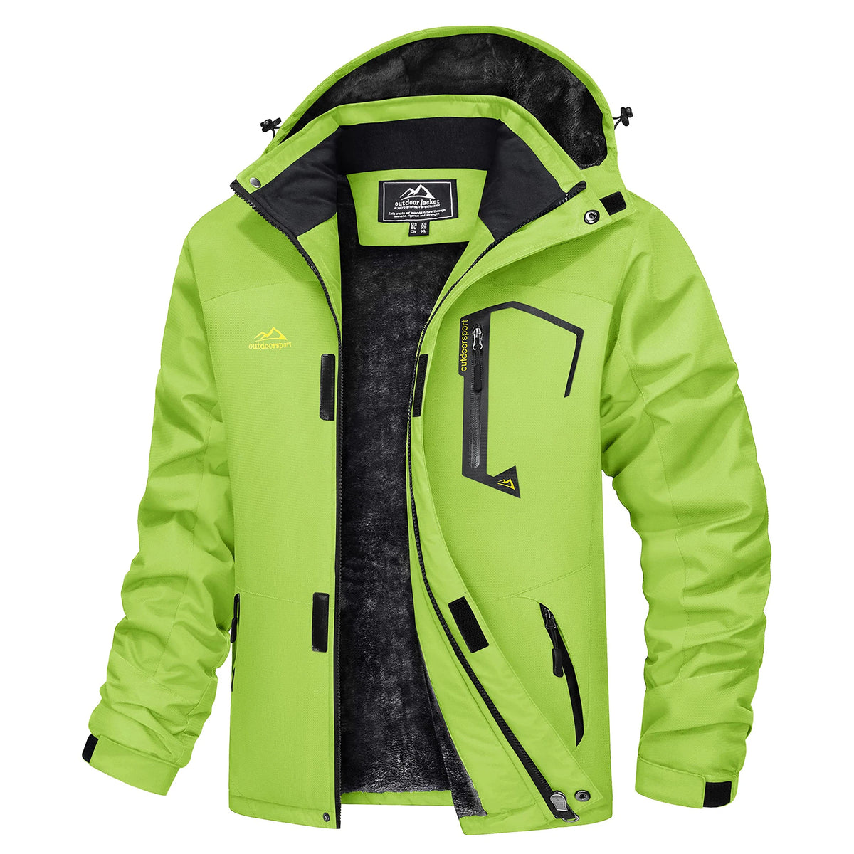 MAGCOMSEN Men's Winter Jacket | Fleece Lined | Ski & Hiking