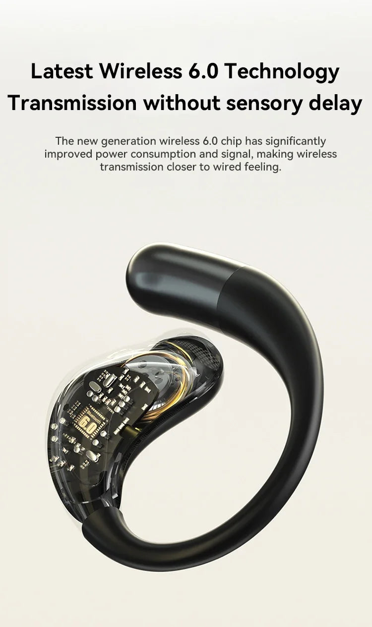 Monster Open Ear - Auriculares Inalámbricos Bluetooth 6.0 | ENC | Deportes y Gaming