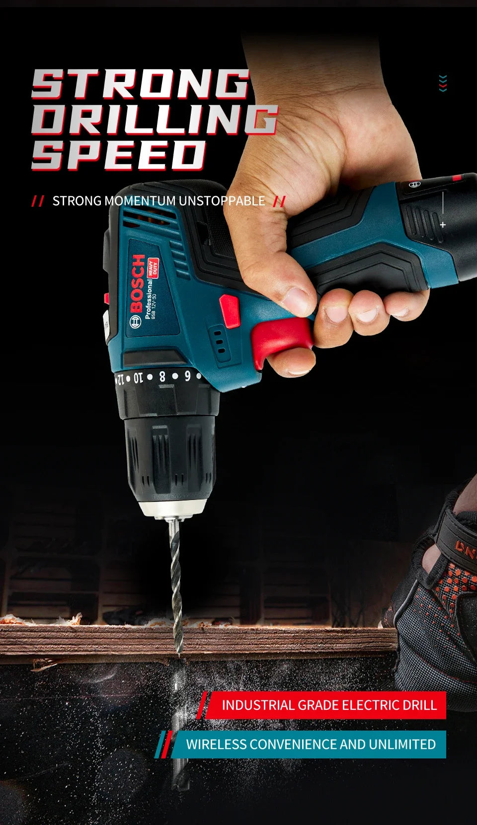 Bosch GSB 12V-30 | Cordless Drill Driver | EU/US Sets