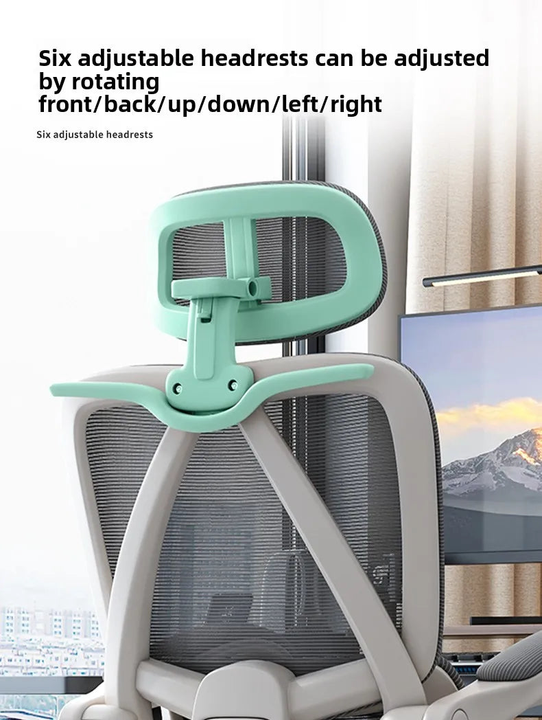 Ergonomic Office Chair | Reclining & Footrest | Lumbar