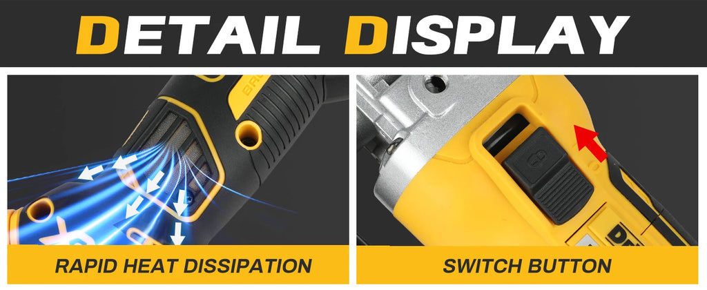DEWALT DCG405FN/NT | 18V Brushless Angle Grinder | 125 mm