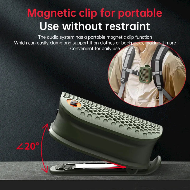 Monster M3 Clip-On Bluetooth Speaker | Portable Audio / Altavoz Bluetooth portátil Monster M3