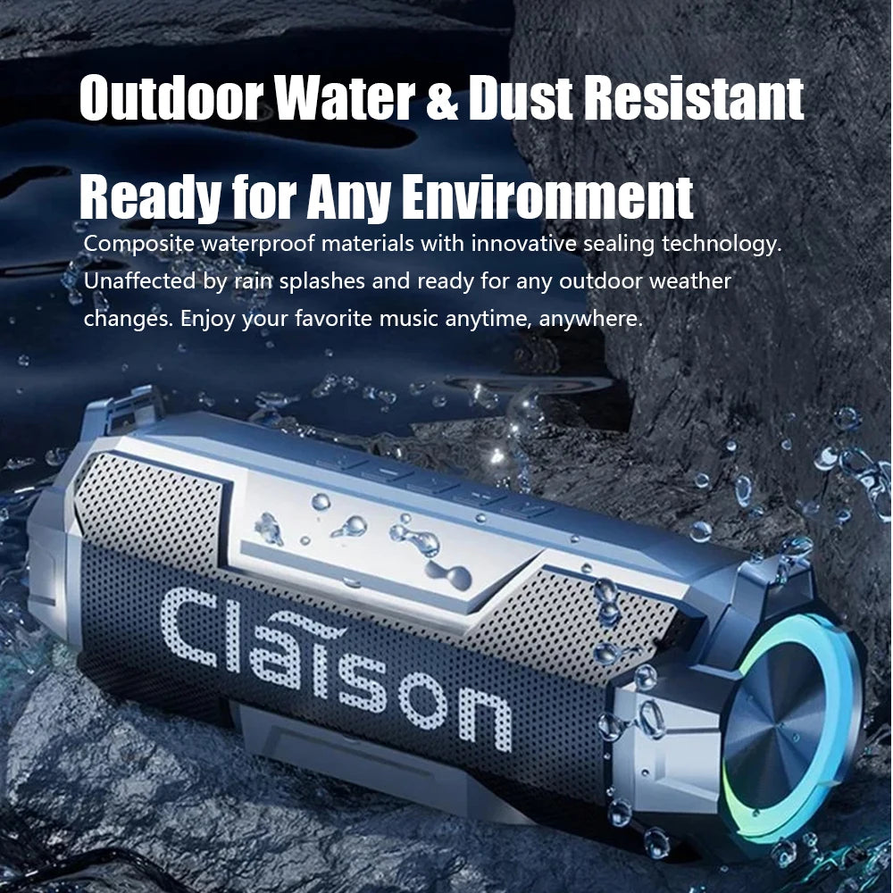 CLAISON T9 Bluetooth 5.3 Speaker | Hi-Fi Bass & RGB | Altavoz
