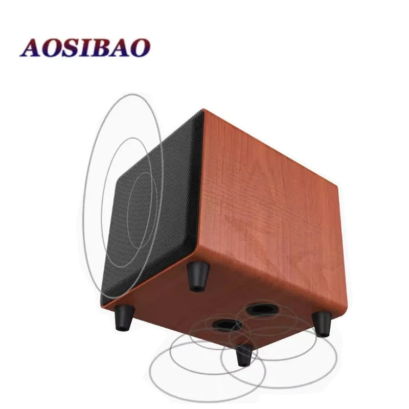AOSIBAO M10D | Subwoofer Activo 10" 300W | HIFI Home Theater | Caja Madera | altson.shop