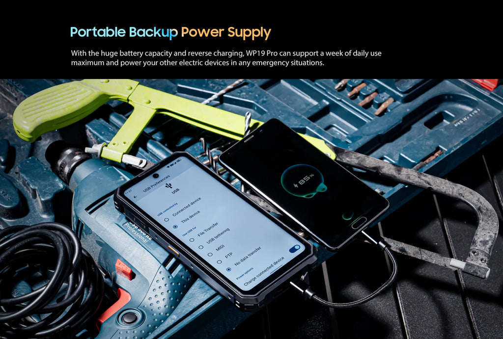 OUKITEL WP19 Pro | Rugged Phone 4G 22000mAh 64MP 120Hz | Helio G99 NFC Android 13