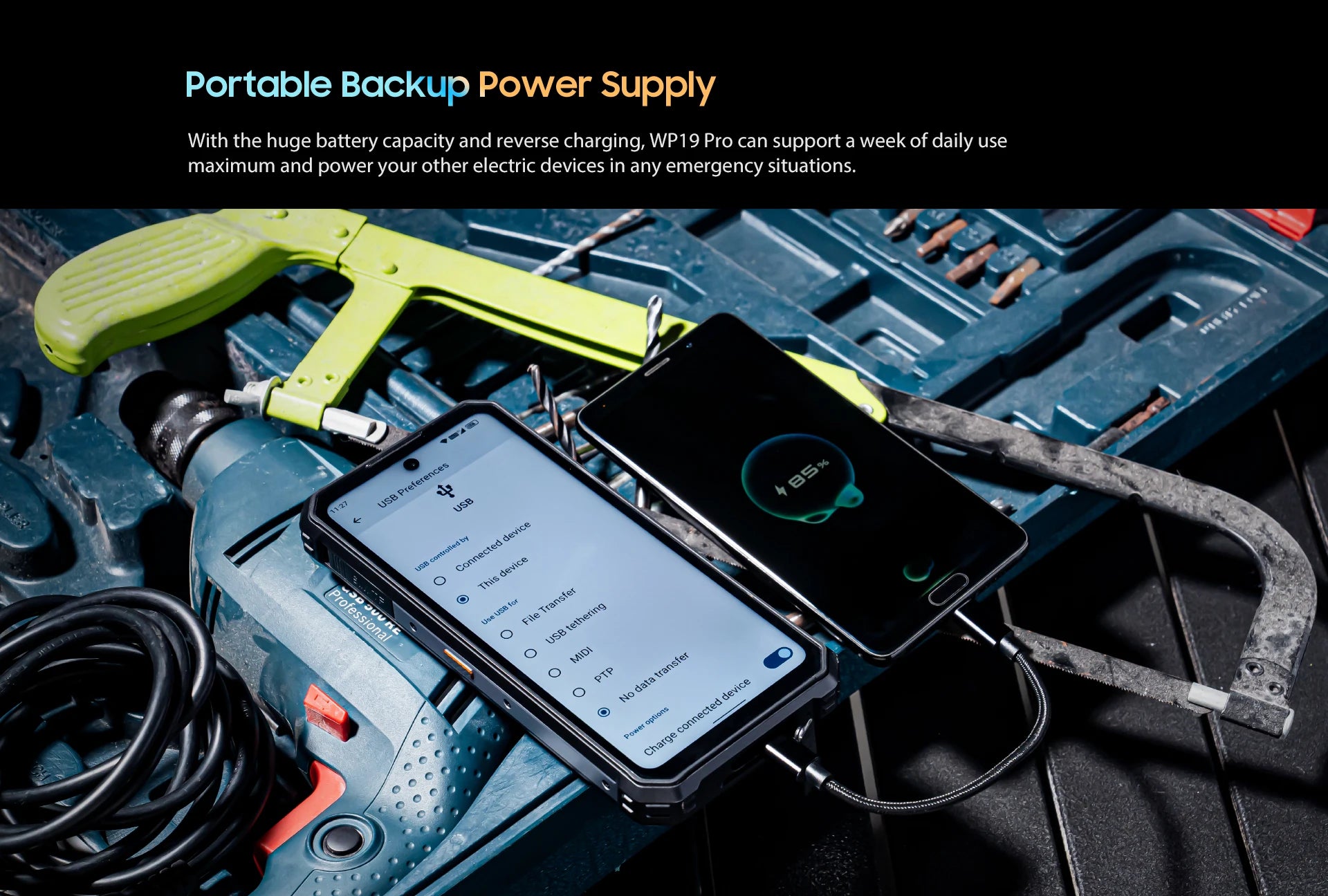 OUKITEL WP19 Pro | Rugged Phone 4G 22000mAh 64MP 120Hz | Helio G99 NFC Android 13