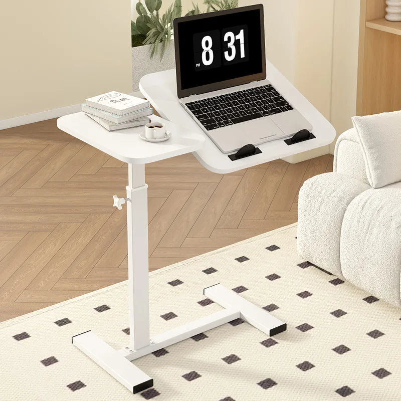 Adjustable Laptop Side Table | Tilting 60 × 40 cm Top | Bed & Sofa / Mesa Ajustable