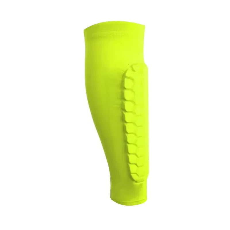 Soccer Shin Guard Pad & Compression Calf Sleeve | Adults, Teens & Kids | Football Leg Protection | M-XL