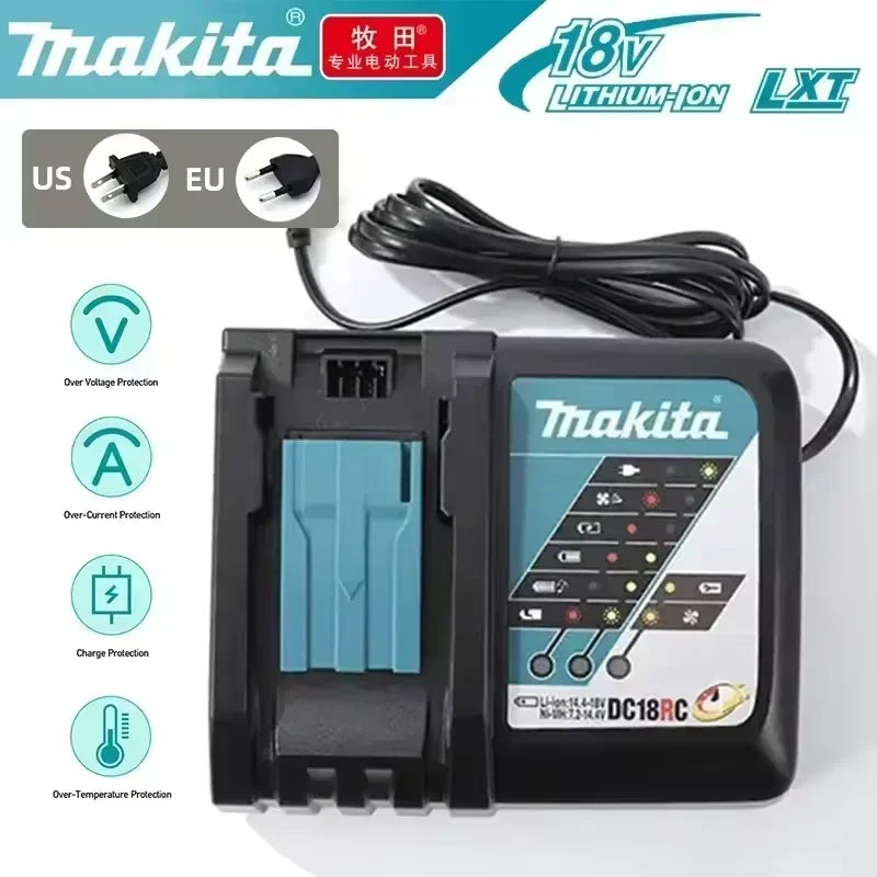 Makita 18V LXT Battery Chargers | DC18RC/DC18RD | US/EU