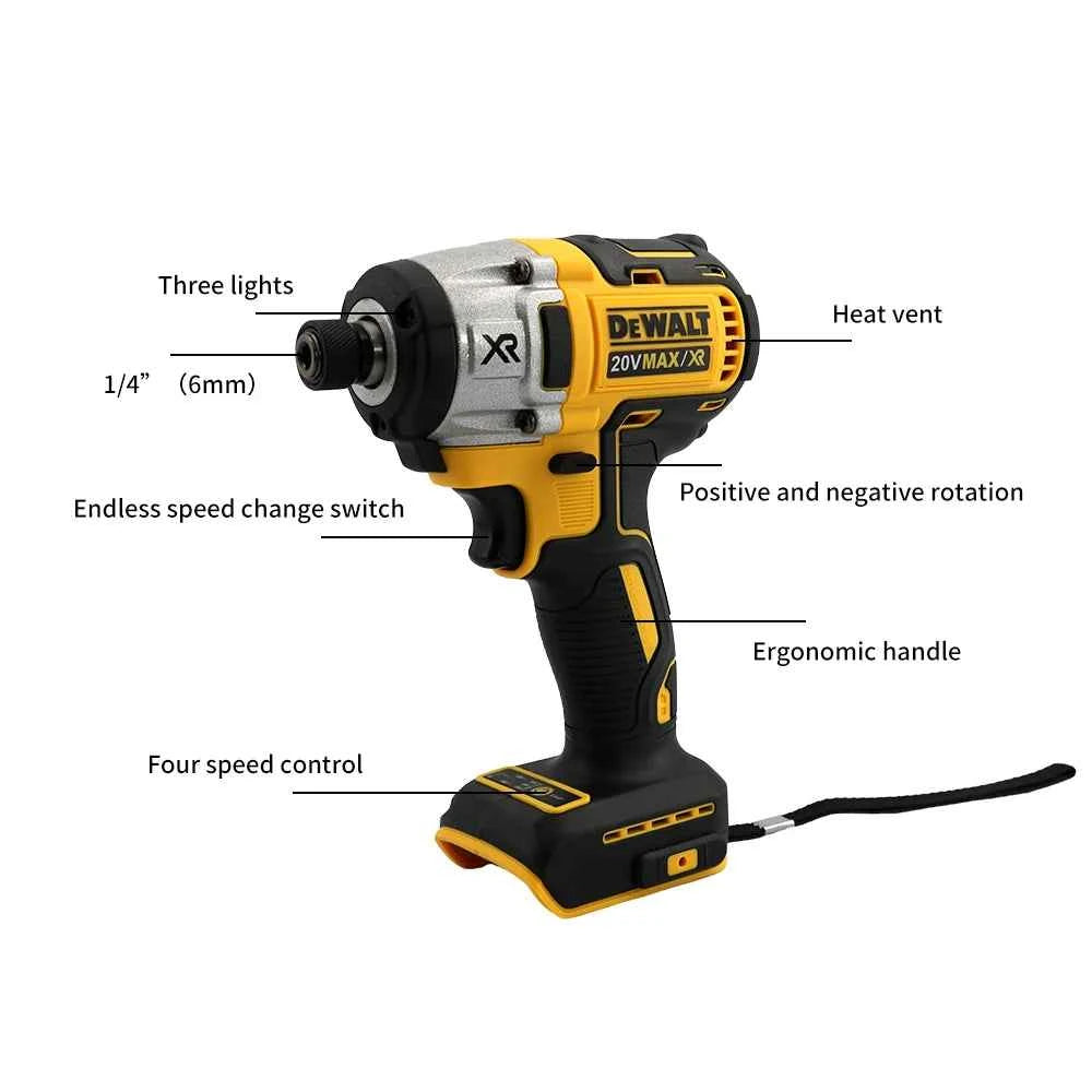 DEWALT-Compatible DCD887 | 20V Brushless Impact Driver | Tool Only