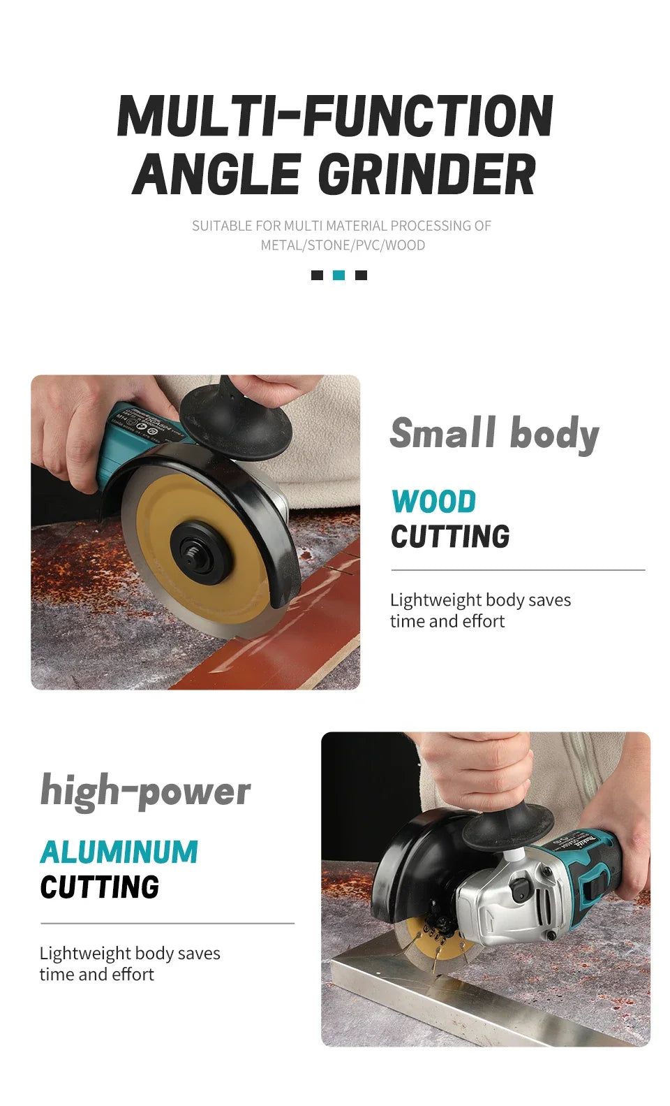 Makita DGA504 | 18V Brushless Angle Grinder | Bare Tool