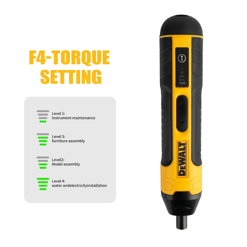 DEWALT DCF681 | Rechargeable Cordless Screwdriver | 5 N·m | 1/4 in Hex