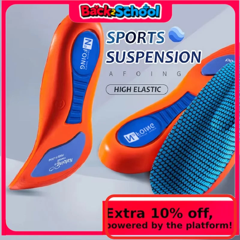 Sport Orthopedic Insoles | EVA Memory Foam | Arch Support & Shock Absorption | Men & Women | EU37-46