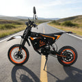 E-Bike Off-Road 3000W | Motor Integrado | 60V 21Ah | Rueda 14" | Moto Eléctrica de Montaña | Naranja