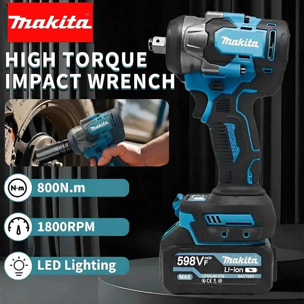 Makita 18V 800Nm Brushless Impact Wrench | High Torque | EU