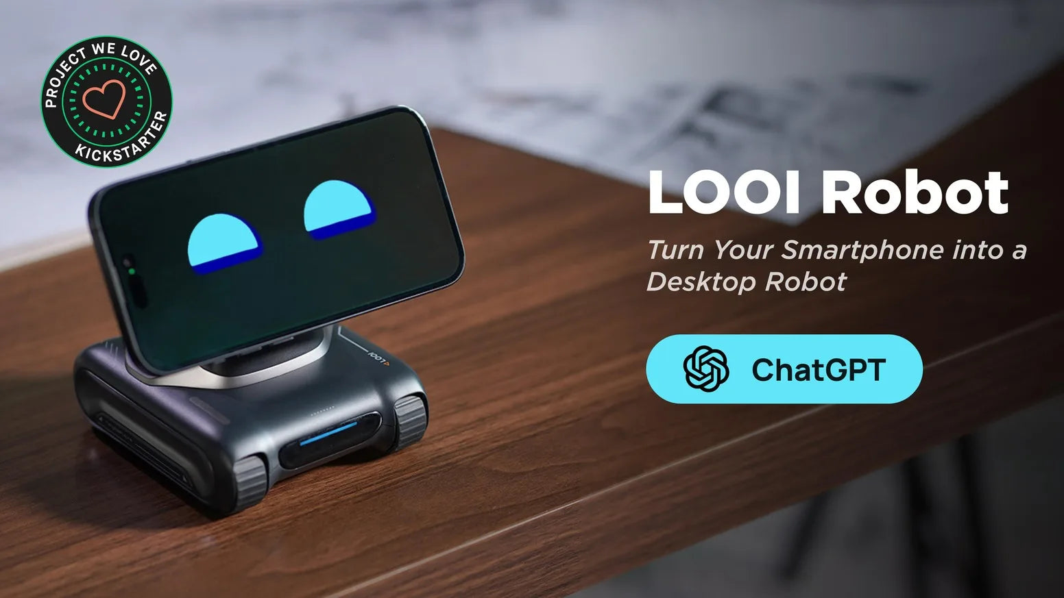 LOOI Robot — AI Mini Robot with Voice & ChatGPT | Smart Learning Companion