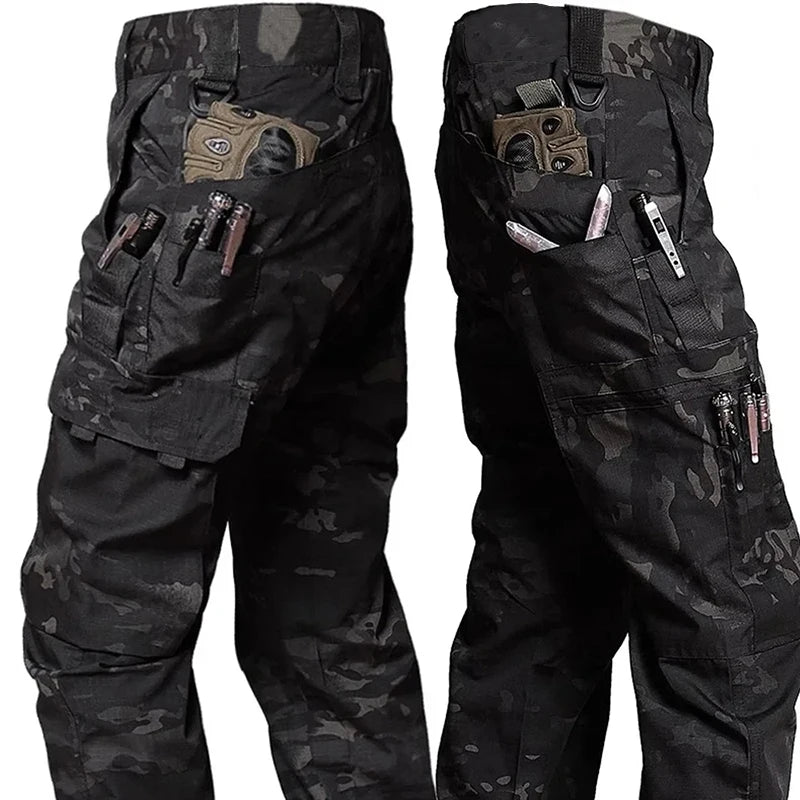 Men's Cargo Work Pants | Multi-Pocket Outdoor Style | Pantalón Cargo Hombre