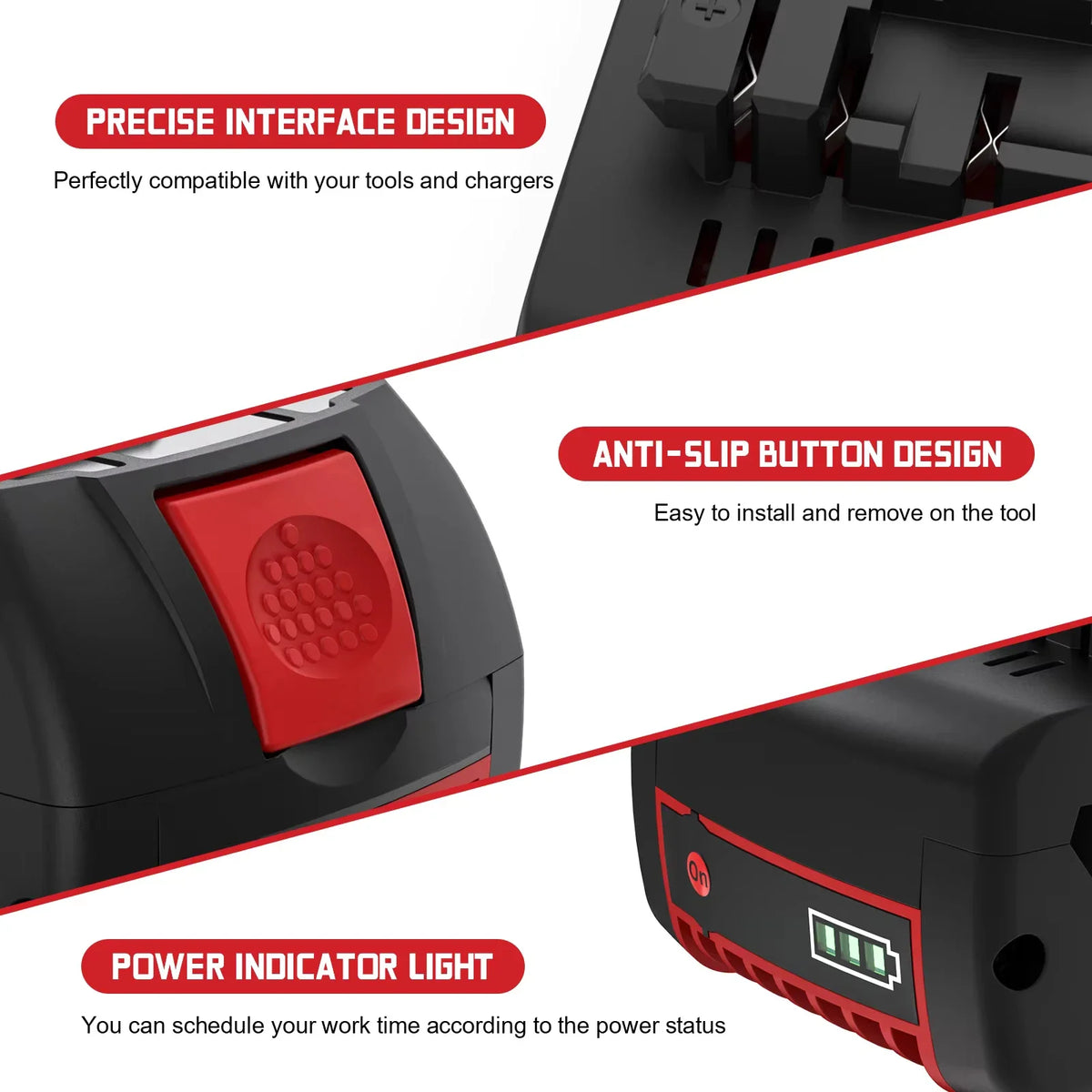 Bosch-Compatible 18V Batteries | 8Ah-12Ah | Chargers & Kits