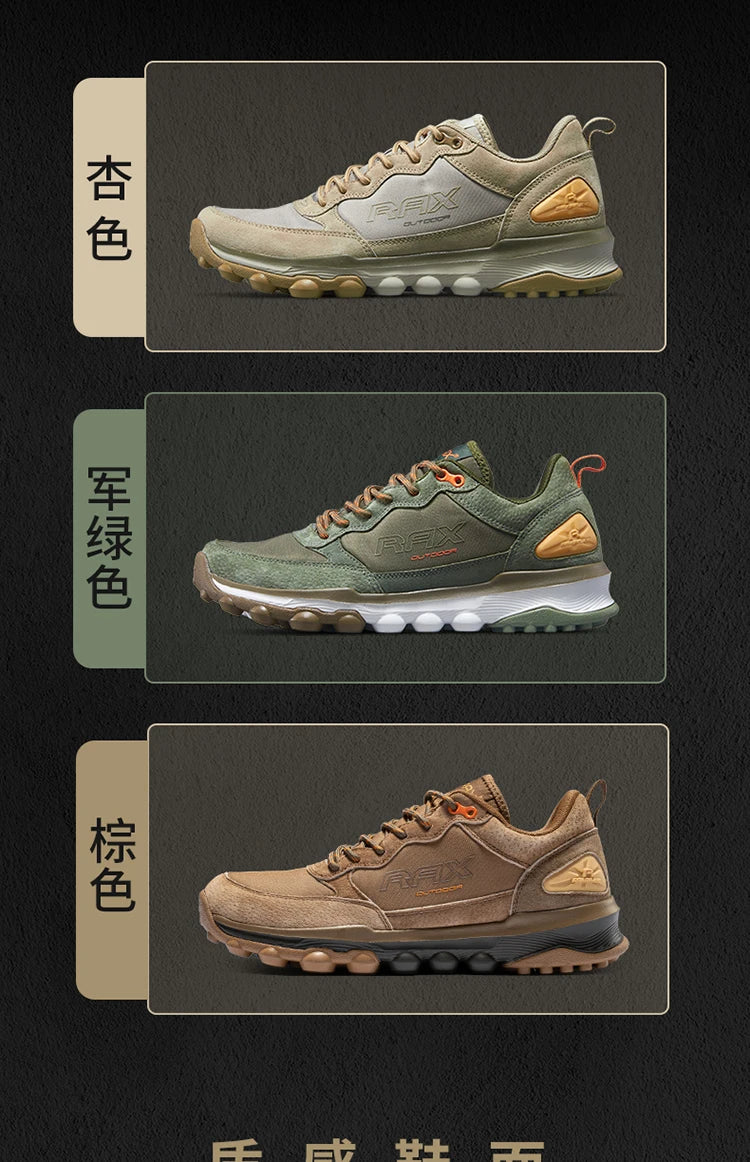 RAX Men's Hiking Shoes | EVA Insole & Rubber Sole | Outdoor Walking