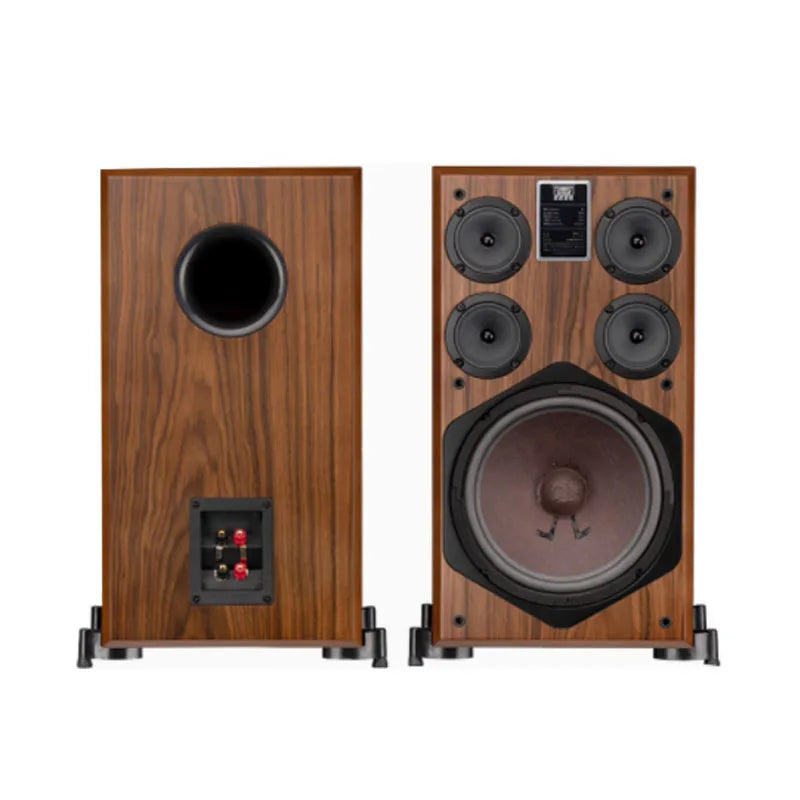 AOSIBAO 10" HIFI Bookshelf Speaker | 3-Way 150W | Wood Cabinet | Home Theater & KTV