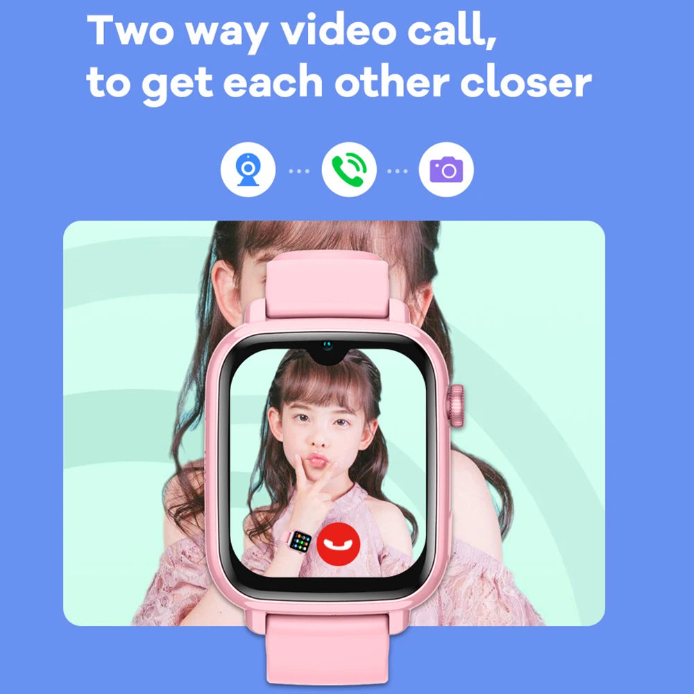 Smartwatch KGG Kids 4G GPS | 1.91" IPS | Video Call | SOS | WiFi | IPX7 | Android 8.1 | Reloj Inteligente KGG Niños 4G GPS | Videollamada | SOS | WiFi | IPX7