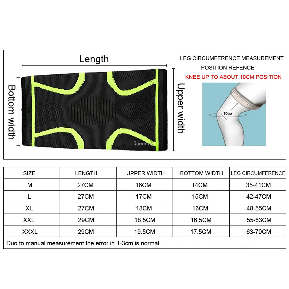 LINGPENG Knee Support Sleeve | Knit Sports Design | 1 Piece