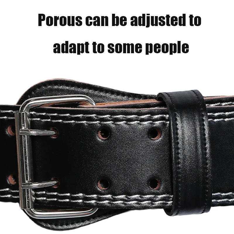 Weightlifting Belt PU & Cow Leather | Waist Support for Powerlifting & Strength Training