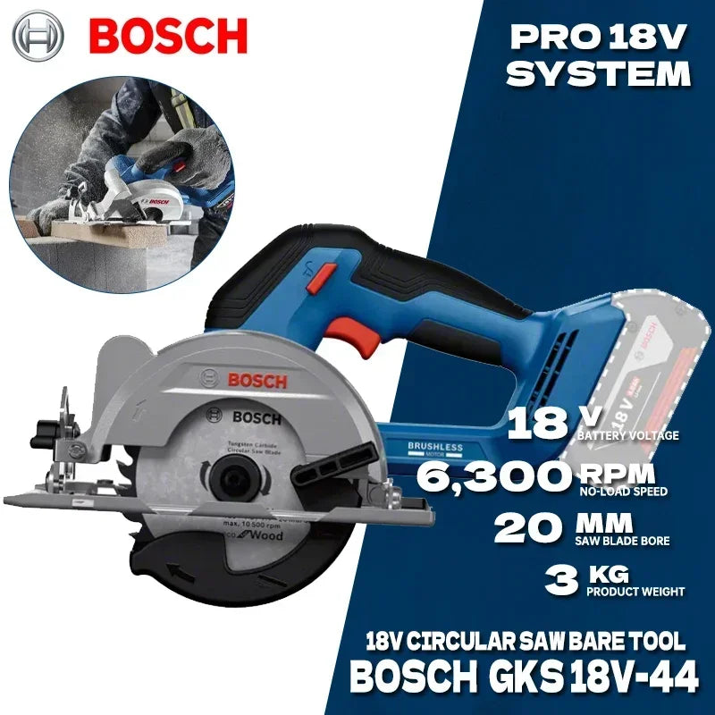 Bosch GKS18V-44 | 18V Brushless Circular Saw | 125mm