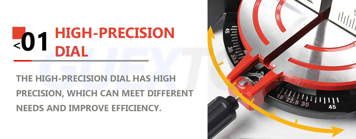 GUYX 10-Inch Miter Saw | ±45° Cutting | 1800W