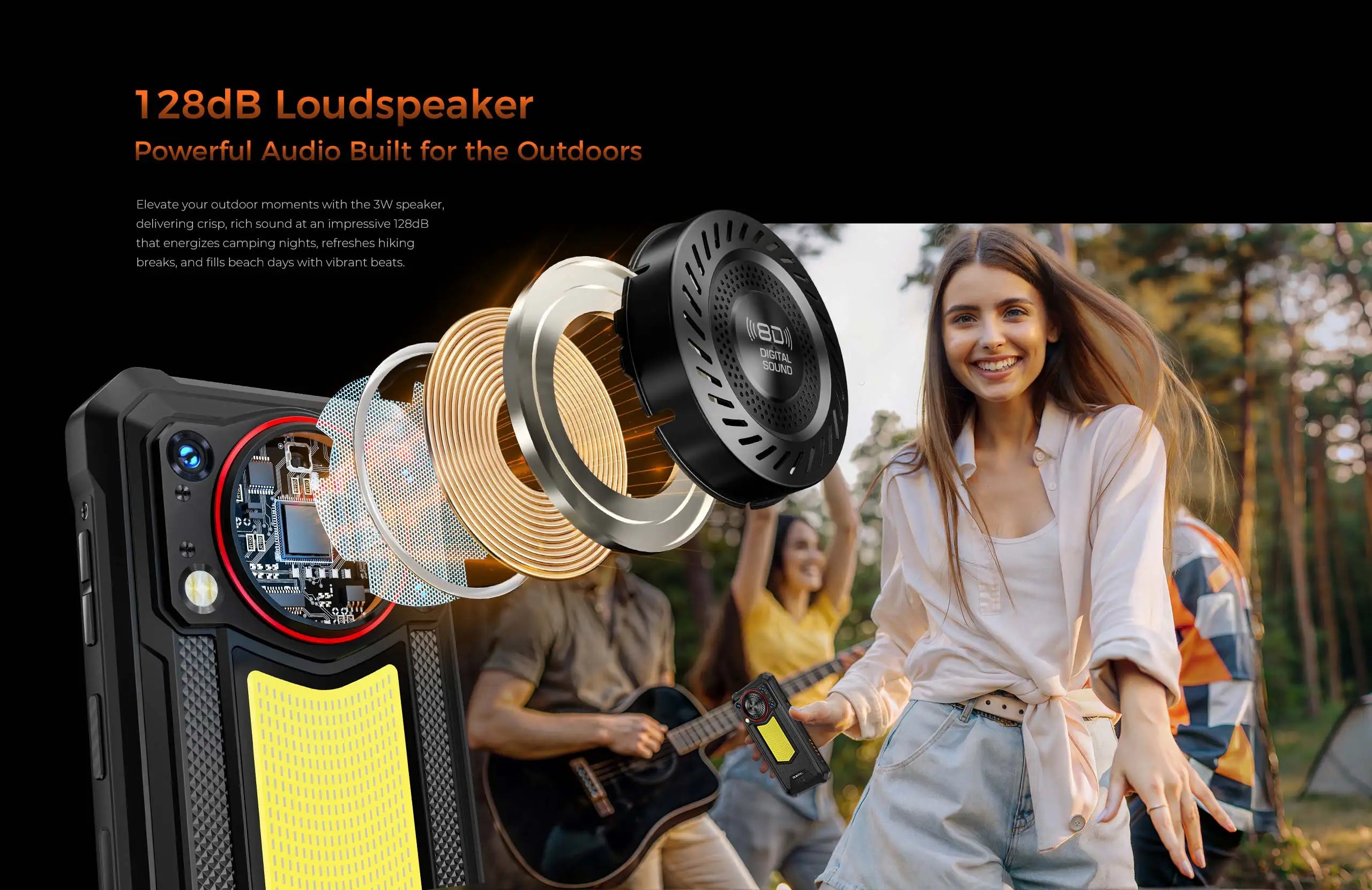 OUKITEL WP53 | Rugged Phone 4G 11000mAh 13MP Android 15 | NFC IP68 128dB
