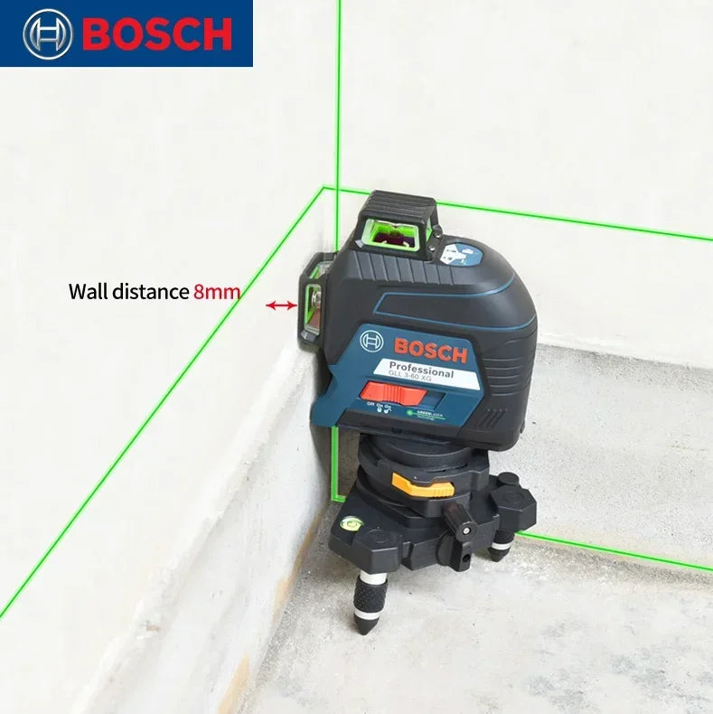 Bosch GLL3-60XG | Green 3D 12-Line Laser Level | Self-Leveling