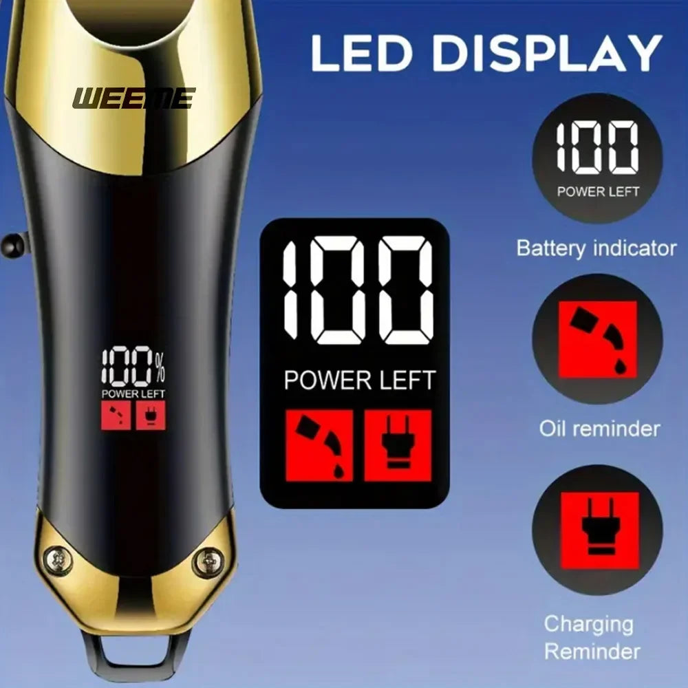 T9 Rechargeable Hair Clipper | USB-C Beard & Hair Trimmer / Recortadora T9 recargable