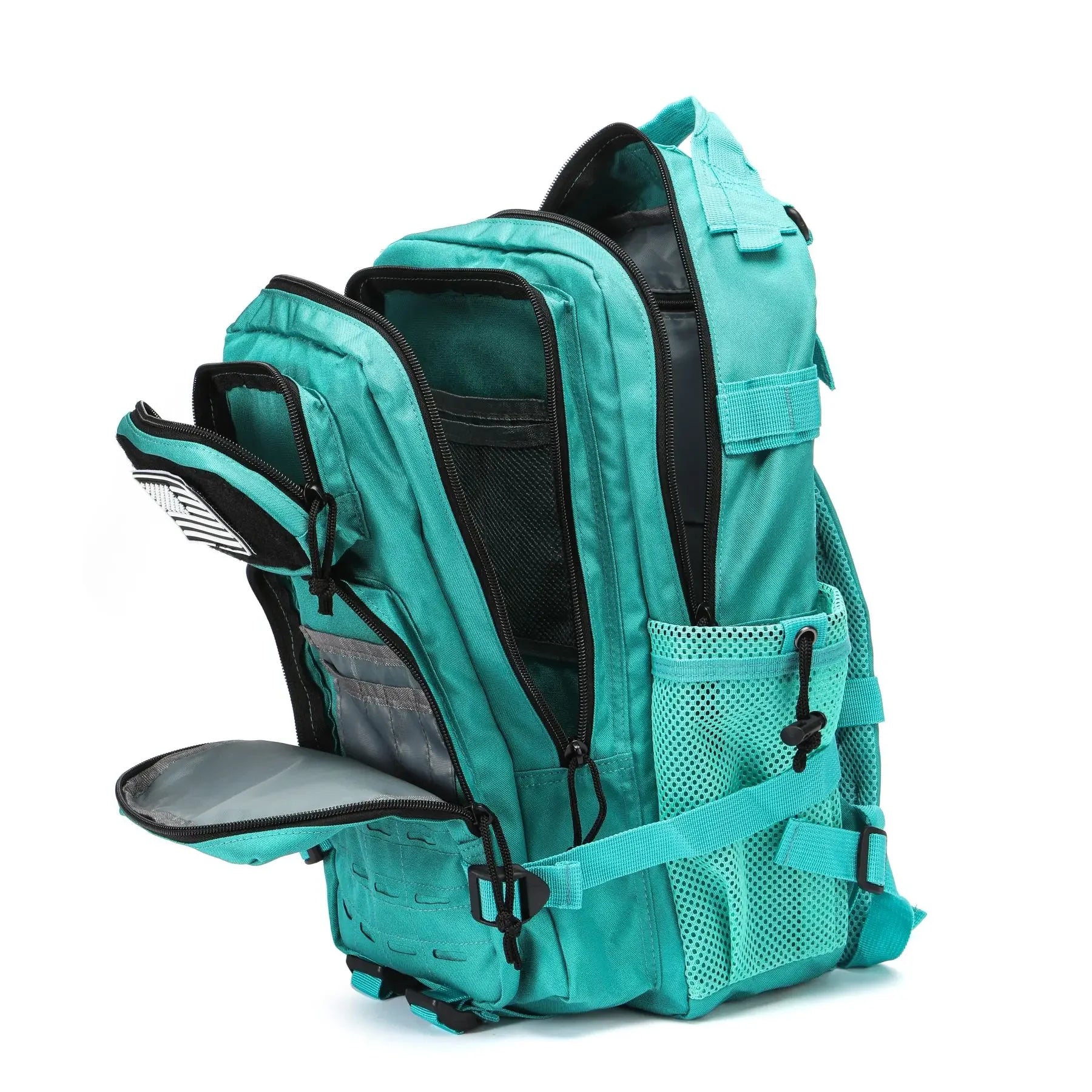 Waterproof Backpack 25L/50L | Gym, Hiking, Travel & Laptop Bag | Dual Bottle Holders | 12 Colors