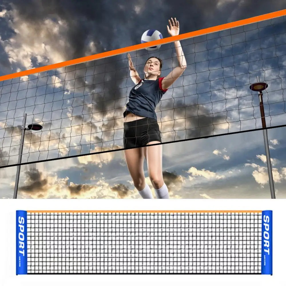 Portable Badminton Net | Height Adjustable | Indoor & Outdoor Sports | 310x76cm Nylon